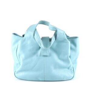 John Cole Purse Rare Blue 100% Calf leather shoulder bag Bolivia Large 12x10”
